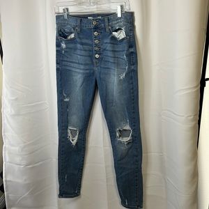Eunina Hella Super High Rise Skinny Ankle Jean